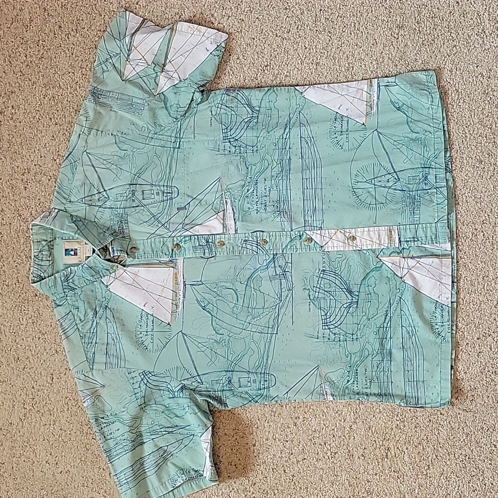 Nautical cotton shirt